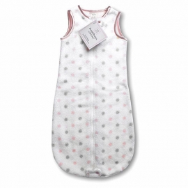 Детский спальный мешок SwaddleDesigns zzZipMe 3-6 М PP & Sterling Dot
