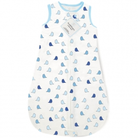 Спальный мешок для новорожденного SwaddleDesigns zzZipMe Sack 6-12M Flannel PB Lt Chickies