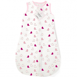 Спальный мешок для новорожденного SwaddleDesigns zzZipMe Sack 6-12M Flannel PP Lt Chickies