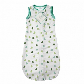 Спальный мешок для новорожденного SwaddleDesigns zzZipMe Sack 3-6M Flannel TQ Lt Chickies