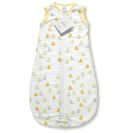 Спальный мешок для новорожденного SwaddleDesigns zzZipMe Sack 3-6M Flannel Y Lt Chickies