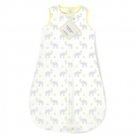 Спальный мешок для новорожденного SwaddleDesigns zzZipMe Sack 3-6M Flannel PY Elephant & Chickies