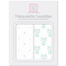 Наборы пеленок Marquisette 2-Pack Little Fox Dottie Star