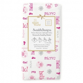Пеленка детская тонкая SwaddleDesigns Маркизет Pink Hello SW