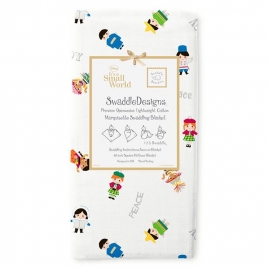 Пеленка детская тонкая SwaddleDesigns Маркизет Peace SM