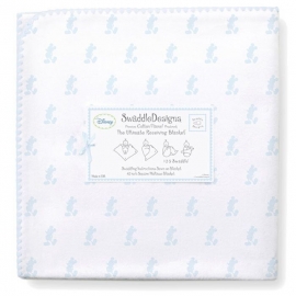 Фланелевая пеленка для новорожденного SwaddleDesigns PB Little Mickey