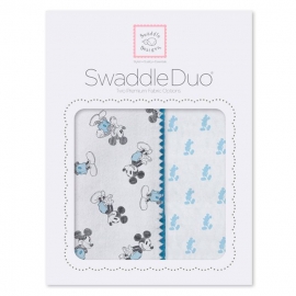 Набор пеленок фланель/тонкая SwaddleDesigns Swaddle Duo Disney Classic PB