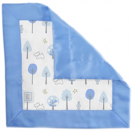 Муслиновый комфортер SwaddleDesigns Baby Lovie Blue Forest