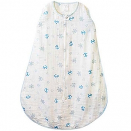 Спальный мешок Muslin zzZipMe Sack - 3-6M Blue Ahoy